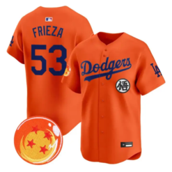Frieza Jersey #53 Dodgers Dragon Ball Vapor Premier Limited Stitched by My Store
