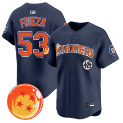 Frieza Jersey #53 Seattle Mariners Dragon Ball Vapor Premier Stitched by My Store