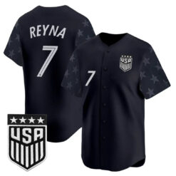 Gio Reyna Jersey #7 USMNT 2026 World Cup Vapor Baseball Stitched by My Store