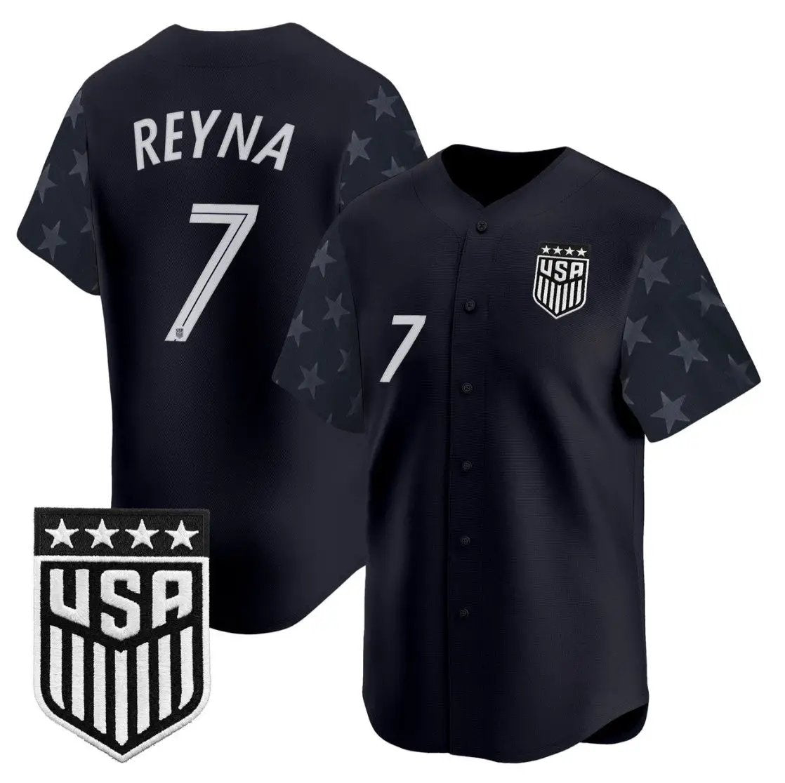 Gio Reyna Jersey #7 USMNT 2026 World Cup Vapor Baseball Stitched by My Store