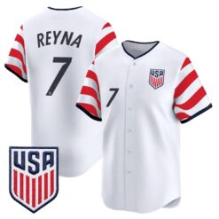Gio Reyna Jersey #7 USMNT 2026 World Cup Vapor Baseball Stitched by My Store