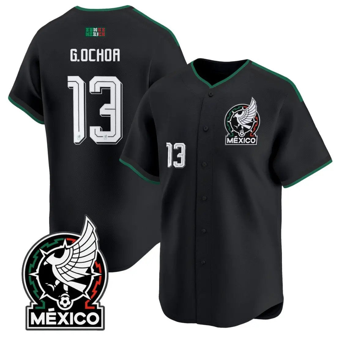 Guillermo Ochoa Jersey #13 Mexico 2026 National Team Vapor Baseball Stitched by My Store