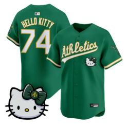 Hello Kitty Jersey #74 Athletics Hello Kitty Vapor Premier Stitched by My Store