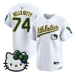 Hello Kitty Jersey #74 Athletics Hello Kitty Vapor Premier Stitched by My Store