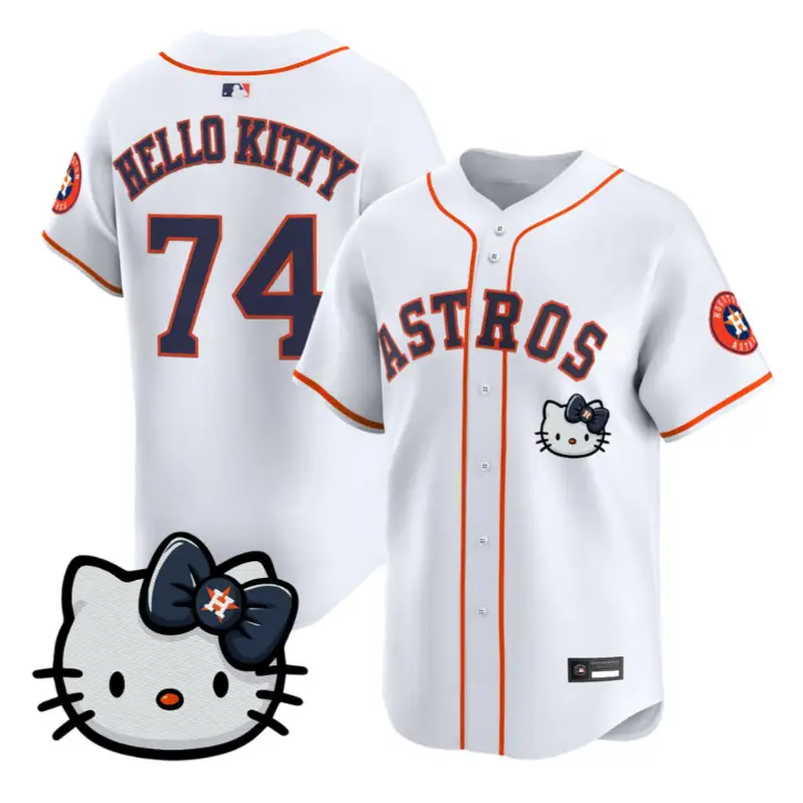Hello Kitty Jersey #74 Houston Astros Hello Kitty Premier Stitched by My Store