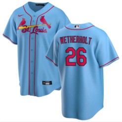 JJ Wetherholt Jersey #26 Cardinals Vapor Premier Limited All Stitched by My Store