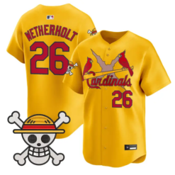 JJ Wetherholt Jersey #26 St. Louis Cardinals One Piece Premier Stitched by My Store