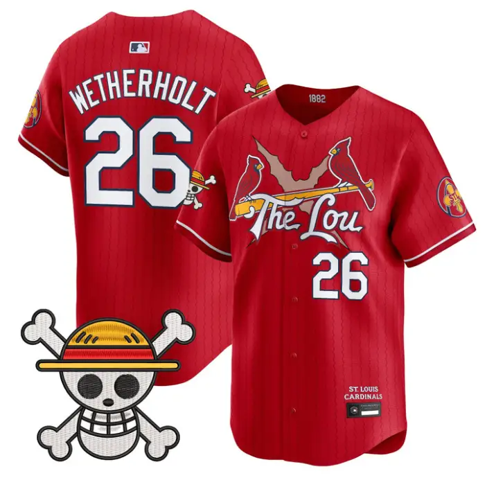 JJ Wetherholt Jersey #26 St. Louis Cardinals One Piece Premier Stitched by My Store