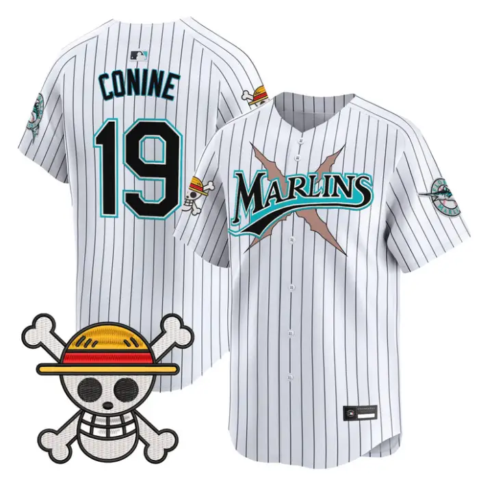 Jeff Conine Jersey #19 Miami Marlins One Piece Premier Stitched by My Store