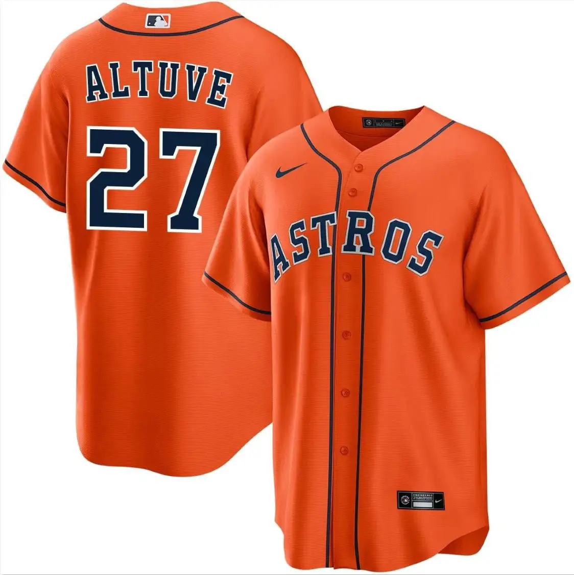 Jose Altuve Jersey #27 Astros Vapor Premier Limited All Stitched by My Store