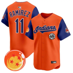 José RamÃrez Jersey #11 Cleveland Indians Dragon Ball Premier Stitched by My Store