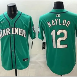 Josh Naylor Jersey #12 Mariners Vapor Premier Limited All Stitched by My Store