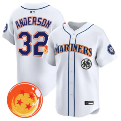 Kade Anderson Jersey #32 Seattle Mariners Dragon Ball Premier Stitched by My Store