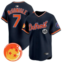 Kevin McGonigle Jersey #7 Detroit Tigers Dragon Ball Premier Stitched by My Store