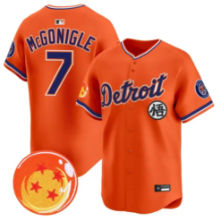 Kevin McGonigle Jersey #7 Detroit Tigers Dragon Ball Premier Stitched by My Store