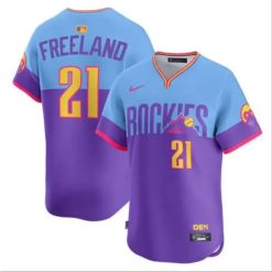 Kyle Freeland Jersey #21 Rockies Vapor Premier Limited All Stitched by My Store