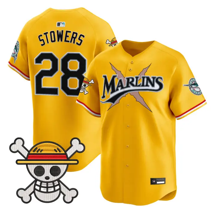 Kyle Stowers Jersey #28 Miami Marlins One Piece Premier Stitched by My Store