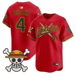 Lawrence Butler Jersey #4 Athletics One Piece Vapor Premier Stitched by My Store