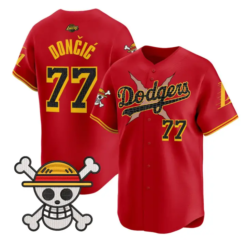 Luka Dončić Jersey #77 Dodgers One Piece Mamba Premier Stitched by My Store