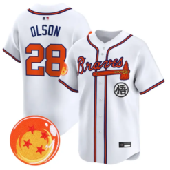 Matt Olson Jersey #28 Atlanta Braves Dragon Ball Premier Stitched by My Store
