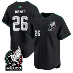 Mexico Jersey #26 Mexico 2026 National Team Vapor Baseball Stitched by My Store