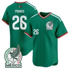 Mexico Jersey #26 Mexico 2026 National Team Vapor Baseball Stitched by My Store