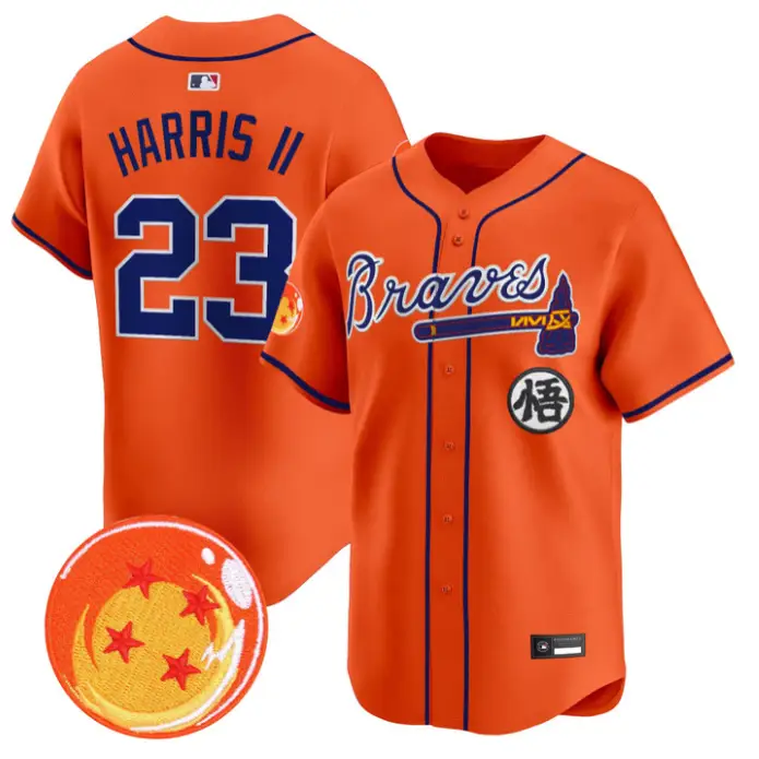 Michael Harris II Jersey #23 Atlanta Braves Dragon Ball Premier Stitched by My Store