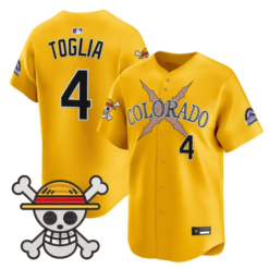 Michael Toglia Jersey #4 Colorado Rockies One Piece Premier Stitched by My Store