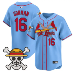 Nolan Gorman Jersey #16 St. Louis Cardinals One Piece Premier Stitched by My Store
