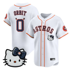 Orbit Jersey #0 Houston Astros Hello Kitty Premier Stitched by My Store