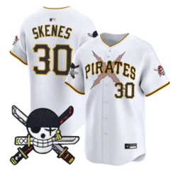 Paul Skenes Jersey #30 Pittsburgh Pirates One Piece Zoro Patch Stitched by My Store