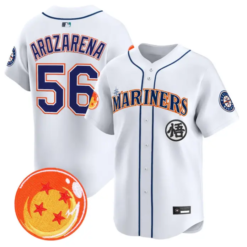 Randy Arozarena Jersey #56 Seattle Mariners Dragon Ball Premier Stitched by My Store
