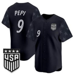 Ricardo Pepi Jersey #9 USMNT 2026 World Cup Vapor Baseball Stitched by My Store
