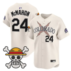 Ryan McMahon Jersey #24 Colorado Rockies One Piece Premier Stitched by My Store