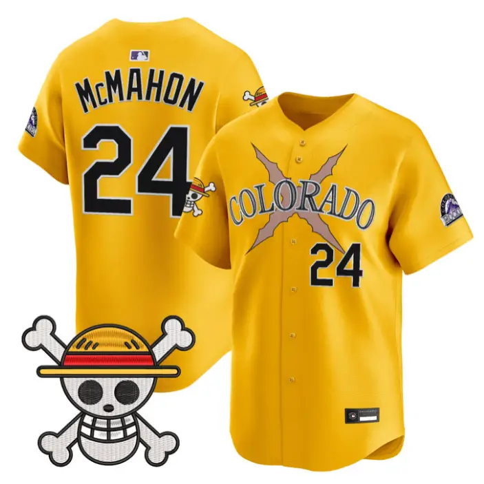 Ryan McMahon Jersey #24 Colorado Rockies One Piece Premier Stitched by My Store