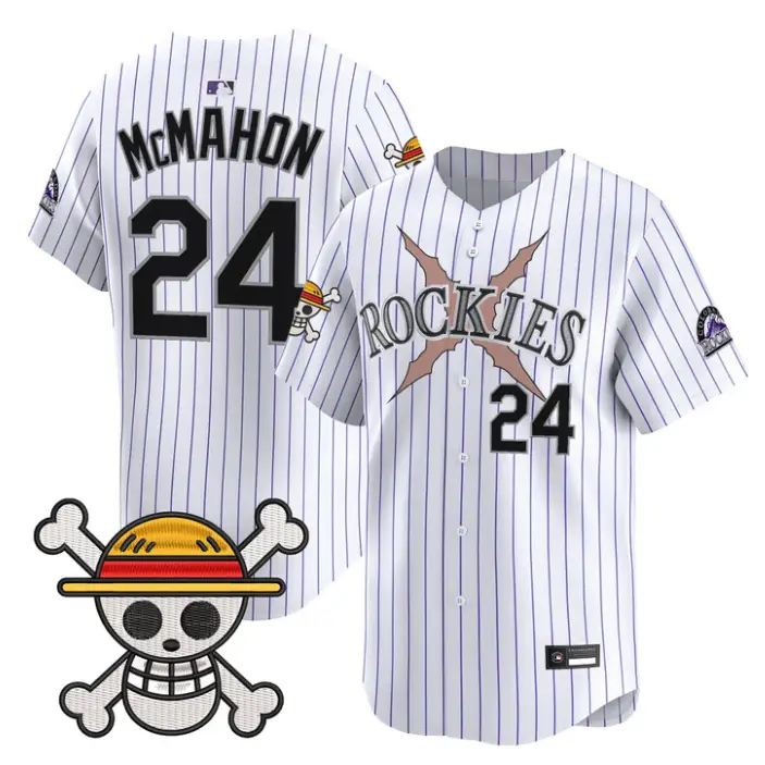 Ryan McMahon Jersey #24 Colorado Rockies One Piece Premier Stitched by My Store
