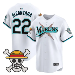 Sandy Alcantara Jersey #22 Miami Marlins One Piece Premier Stitched by My Store