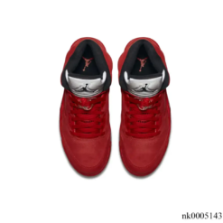 Air Jordan 5 Retro Red Suede Shoes Sneakers by Air Jordan