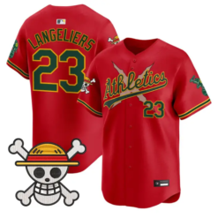 Shea Langeliers Jersey #23 Athletics One Piece Vapor Premier Stitched by My Store