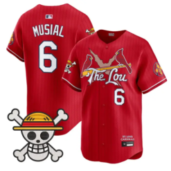 Stan Musial Jersey #6 St. Louis Cardinals One Piece Premier Stitched by My Store