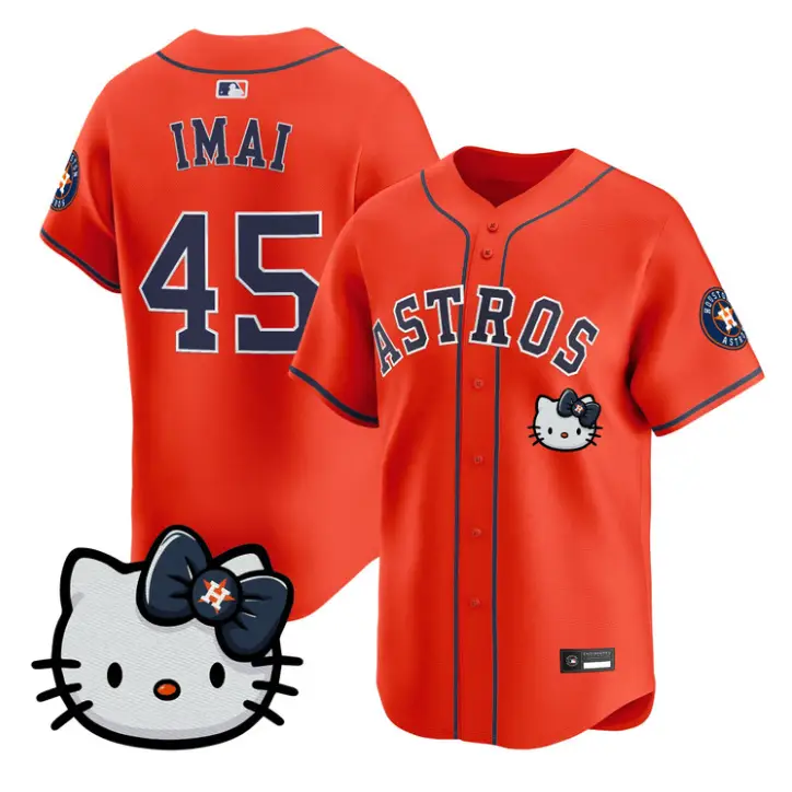 Tatsuya Imai Jersey #45 Houston Astros Hello Kitty Premier Stitched by My Store
