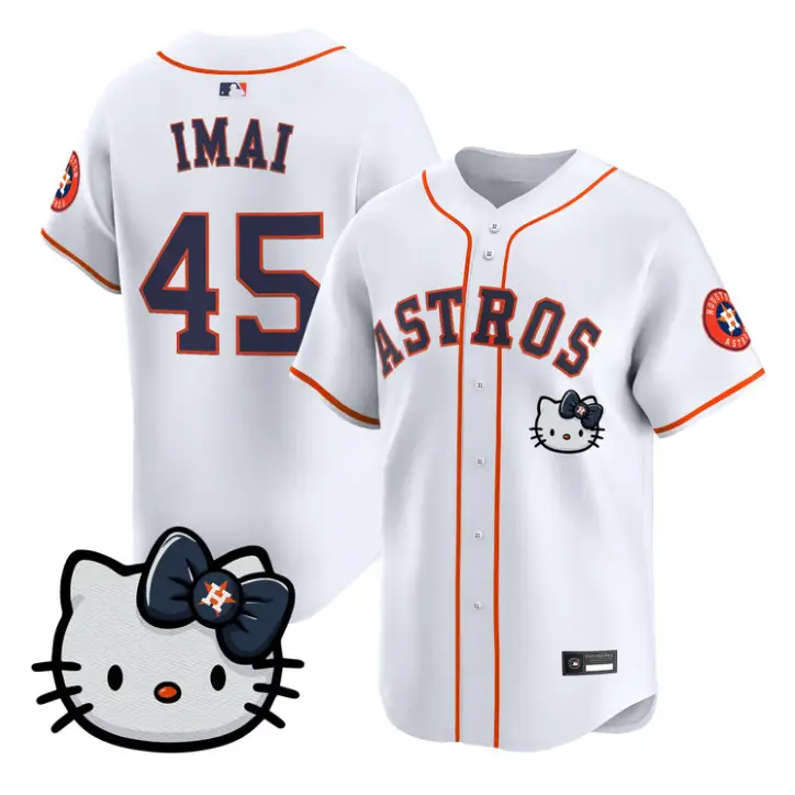 Tatsuya Imai Jersey #45 Houston Astros Hello Kitty Premier Stitched by My Store