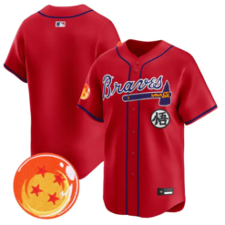 Team Jersey Blank Atlanta Braves Dragon Ball Premier Limited Stitched by My Store