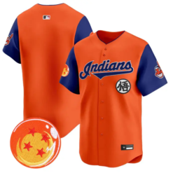 Team Jersey Blank Cleveland Indians Dragon Ball Premier Stitched by My Store