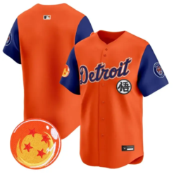 Team Jersey Blank Detroit Tigers Dragon Ball Premier Stitched by My Store