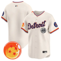 Team Jersey Blank Detroit Tigers Dragon Ball Premier Stitched by My Store