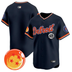 Team Jersey Blank Detroit Tigers Dragon Ball Premier Stitched by My Store