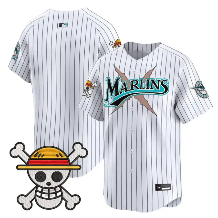 Team Jersey Blank Miami Marlins One Piece Premier Stitched by My Store