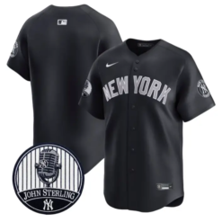 Team Jersey Blank Yankees John Sterling Voice Tribute Stitched by My Store