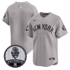 Team Jersey Blank Yankees John Sterling Voice Tribute Stitched by My Store